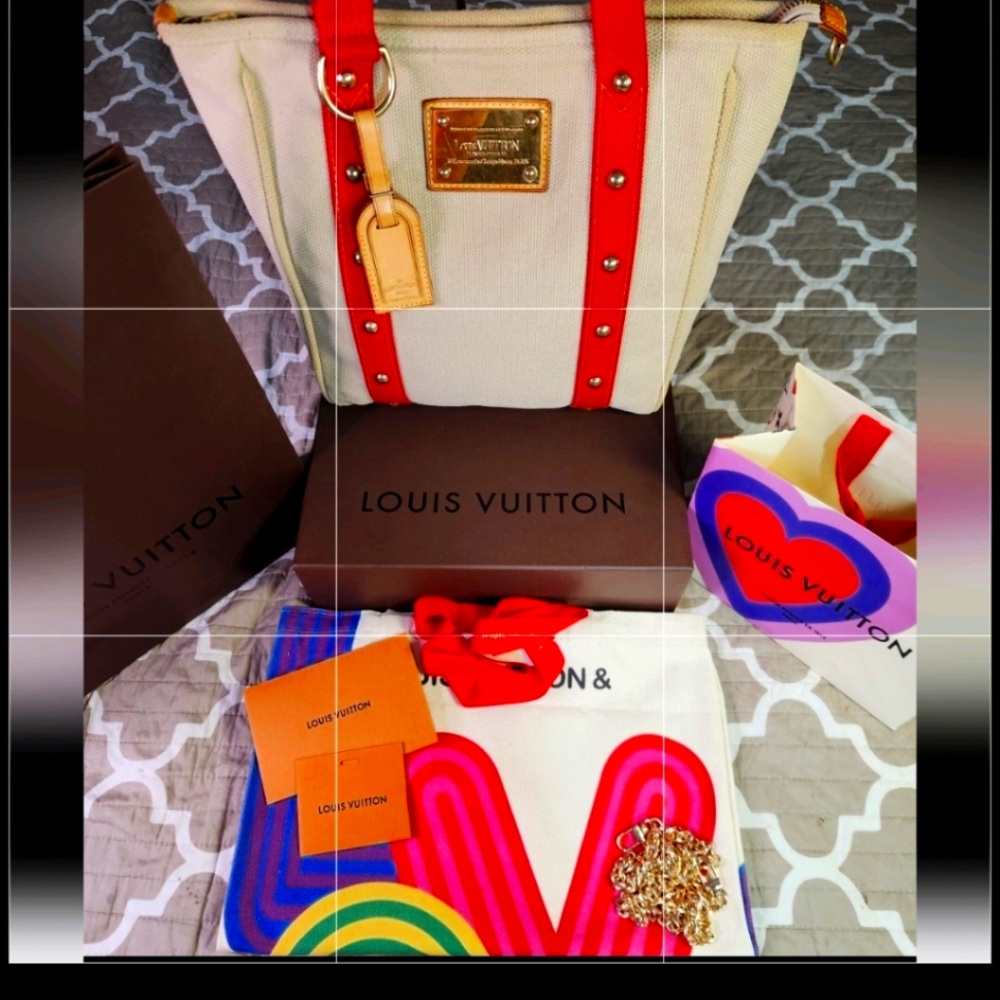 Louis Vuitton Antigua Cabas MM Canvas DATE STAMPED SP0095 - Picture 11 of 11